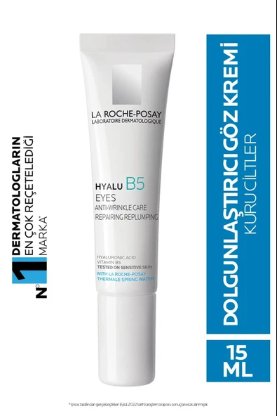 La Roche Posay Hyalu B5 Yeux 15ml - İnce ve Yorgun Göz Çevresi için Dolgunlaştırıcı Göz Kremi ürün görseli
