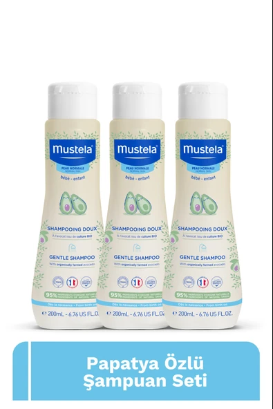 Mustela Papatya Özlü Şampuan 200 ml 3 Adet ürün görseli