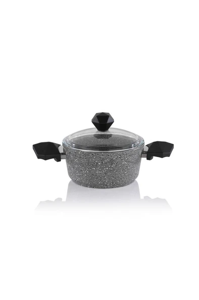 Cory Yanmaz Yapışmaz Derin Tencere 20 Cm-Gri - Resim 3