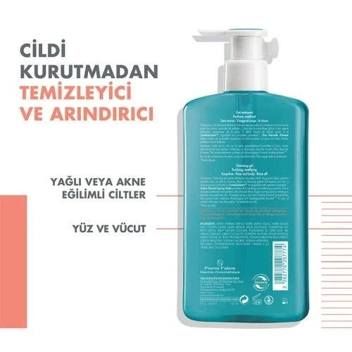 Avene Cleanance Yağlı ve Akneye Eğilimli Ciltler için Matlaştırıcı Etkili Temizleme Jeli 400 ml - Resim 4