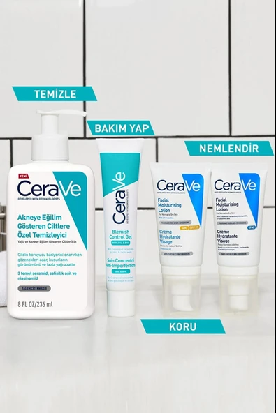 CeraVe Yağlı Ve Düzensiz Ciltler Için Yüz Temizleme Jeli 236 Ml - Resim 5