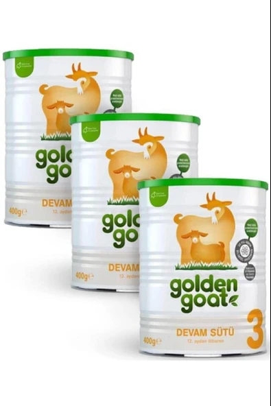 Golden Goat 3 Devam Keçi Sütü 400 gr 3 Adet ürün görseli