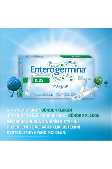 Enterogermina Kids 10 Flakon 2 Adet - Resim 8