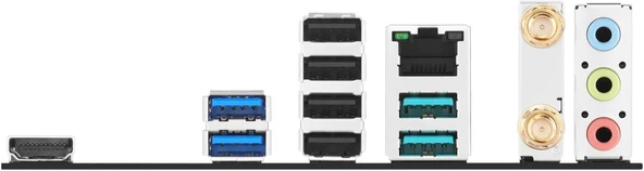 ASUS B650M-AYW WiFi AMD B650 Micro-ATX Anakart, DDR5, PCIe 5.0 M.2 Desteği, HDMI, Realtek 2.5Gb Ethernet, Wi-Fi 6, Arka USB 10Gbps Bağlantı Noktaları, Ön USB 5Gbps Tip-C, SATA 6 Gbps - Resim 7