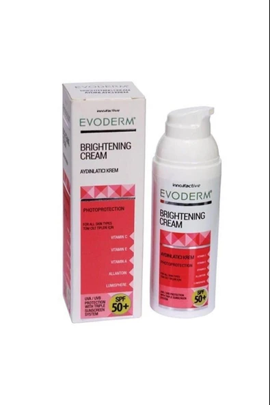 Evoderm Leke Kremi Spf50+ 50 Ml ürün görseli