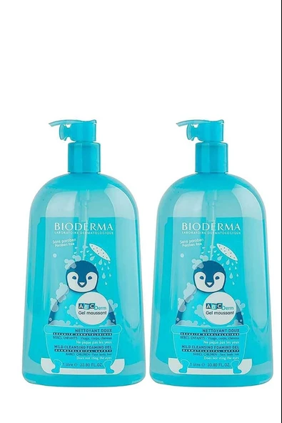 Bioderma ABCDerm Foaming Cleanser 2 X 1 L ürün görseli