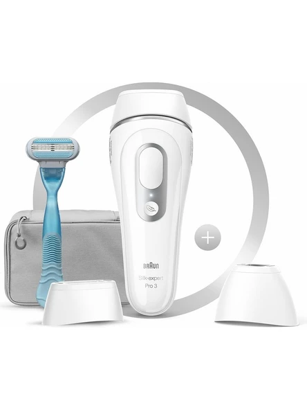 Braun Silk Expert Pro 3 PL3121 300.000 Atımlı, 2 Başlıklı Yeni Nesil Ipl + Seyahat Çantası ürün görseli 1