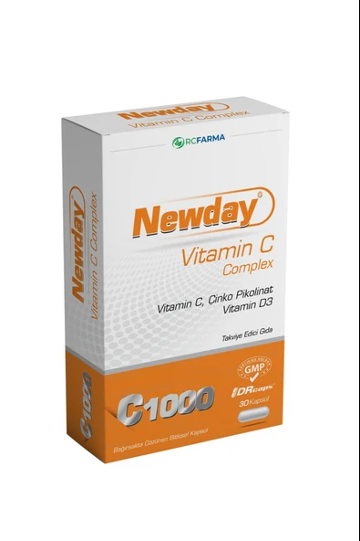 Newday Vitamin C Complex 30 Kapsül 5 Adet - Resim 4