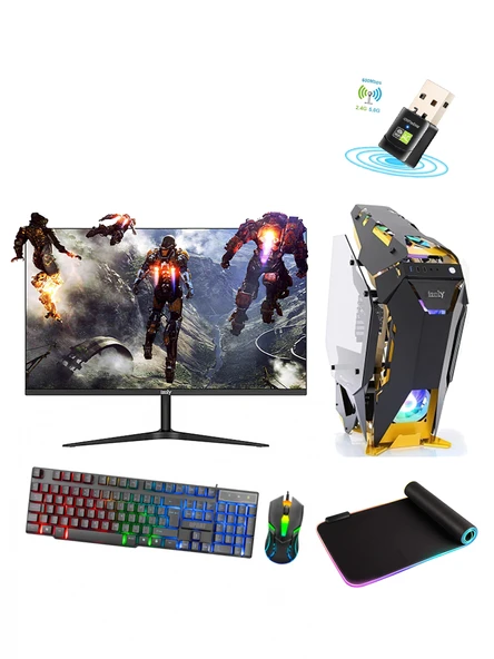 DRV-495 Ryzen 5 7500 32GB DDR5 RTX3080 1TB M.2 SSD Sıvı Soğutmalı 24" 165Hz 1ms Oyun Bilgisayarı ürün görseli