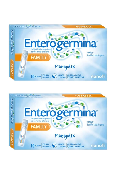Enterogermina Family 10 Flakon 2 Adet ürün görseli