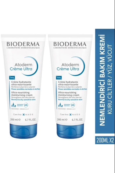Bioderma Atoderm Cream Ultra 200 ml 2 Adet ürün görseli