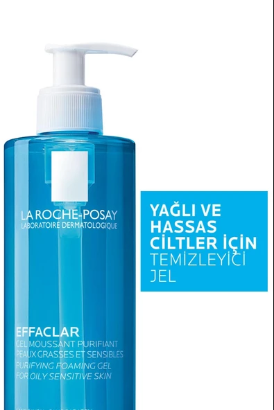 La Roche Posay Effaclar Temizleme Jeli 400ml Yağlı ve Akneye Eğilim Gösteren Ciltler - Resim 2