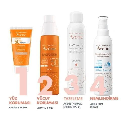 Avene Solaire SPF 50+ Renkli Güneş Kremi 50 ml - Resim 6