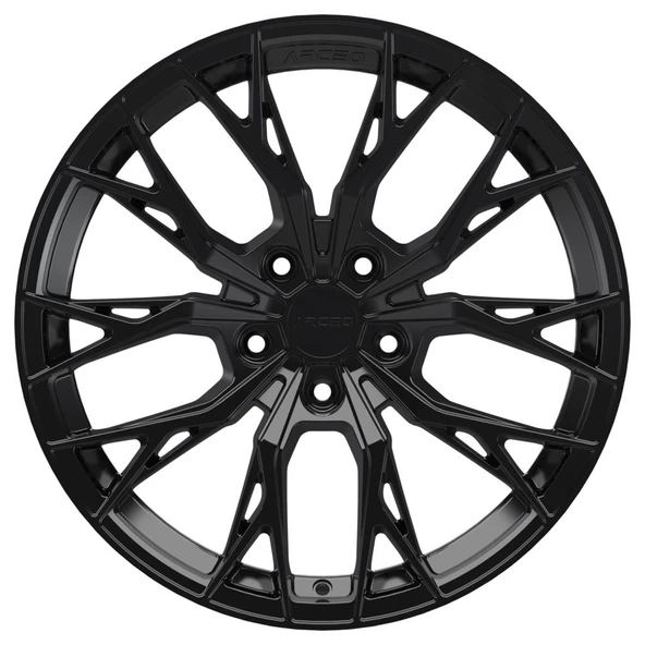 ARC-19239-15 8.5x19" -5x112 ET45 73.1 Glossy Black ROMA Jant (4 Adet) - Resim 2