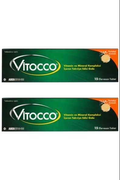 Vitocco 15 Efervesan Tablet 2 Adet ürün görseli