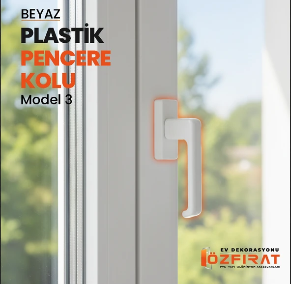 Pimapen PVC Pencere Kolu – Plastik – Altınmeşe/Kahverengi – Model 2 – (10 Adet) - Resim 4