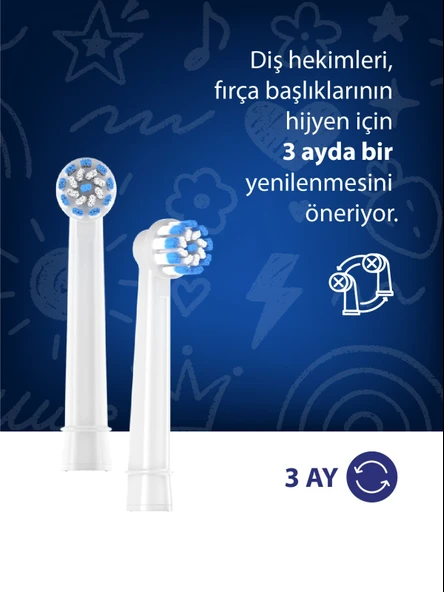 Wohler Değiştirilebilir Başlıklı Pilli Diş Fırçası Fda Onaylı - Resim 3