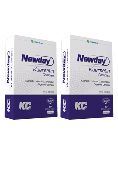 Newday Kuersetin Complex 60 Kapsül 2 Adet ürün görseli 1