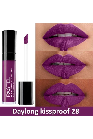 Pastel Daylong Lipcolor Kissproof - Likit Mat Ruj 28 ürün görseli