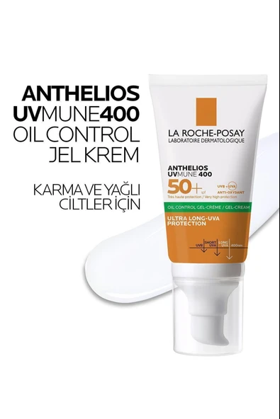 La Roche Posay Anthelios Spf 50+ Yağlı Ciltler için Yüksek Korumalı Yüz Güneş Kremi 50 ml 2 Adet - Resim 4