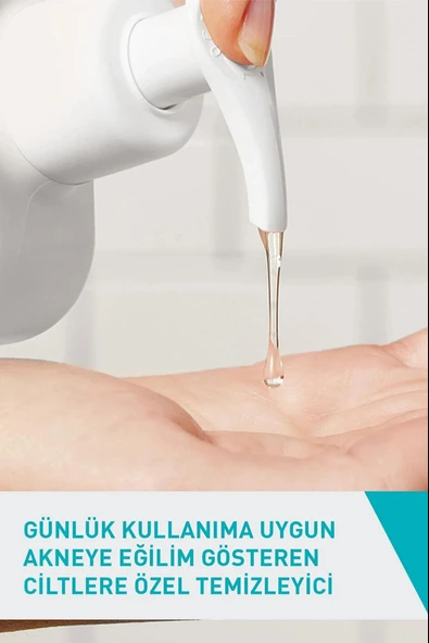 CeraVe Yağlı Ve Düzensiz Ciltler Için Yüz Temizleme Jeli 236 Ml - Resim 3