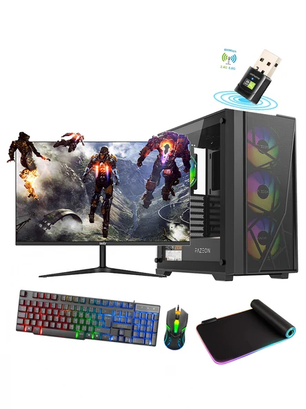 DRV-533 Ryzen 7 7800X3D 32GB DDR5 RTX5060 1TB M.2 SSD Sıvı Soğutmalı 24" 165Hz 1ms Oyun Bilgisayarı ürün görseli 1