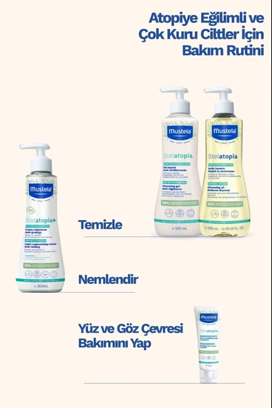 Mustela Stelatopia Cilt Bariyeri Yenileyici 150ML 2 Adet - Resim 8