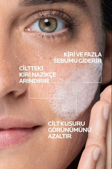 La Roche Posay Effaclar Temizleme Jeli 400ml Yağlı ve Akneye Eğilim Gösteren Ciltler 2 Adet - Resim 4