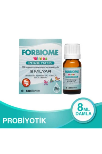 Forbiome Probiyotik Minies Damla 8 ml ürün görseli