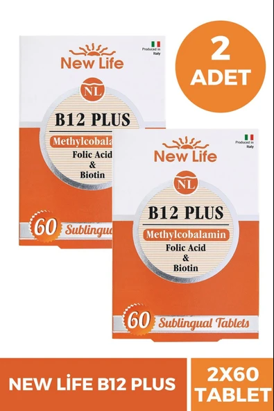 New Life B12 Plus 60 Tablet 2 Adet ürün görseli