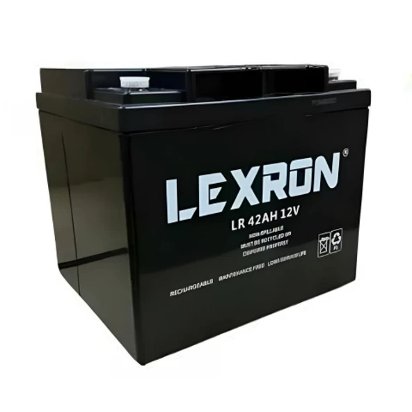Lexron 12 Volt 42 Amper JEL AKÜ - Resim 2