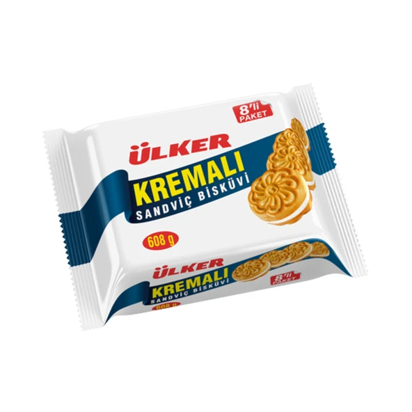 Ülker Kremalı Sandviç Bisküvi 490 Gr ürün görseli