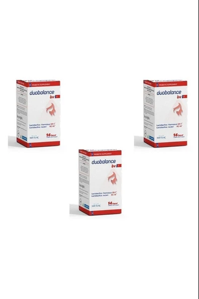 Nbt İlaç Duobalance Bv 14 Kapsül 3 Adet ürün görseli