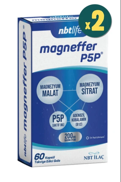 Nbt Life Magneffer 60 Kapsül 2 Adet ürün görseli