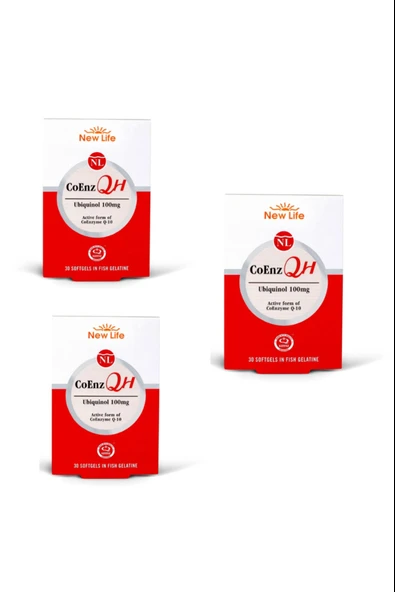 New Life CoenzQH 30 Softjel 3 Adet ürün görseli