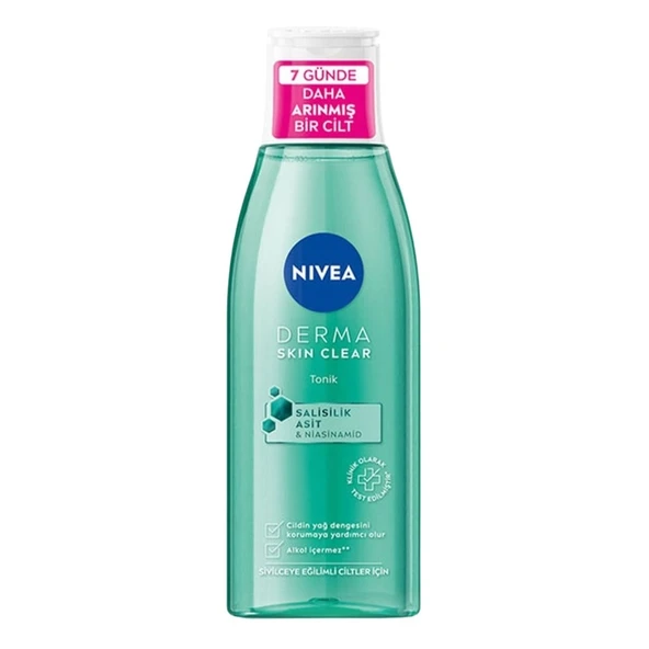 NIVEA Derma Skin Clear Sivilce Karşıtı Tonik 200 Ml ürün görseli