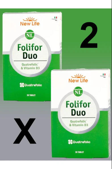 New Life Folifor Duo 30 Tablet 2 Adet ürün görseli