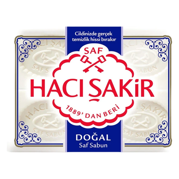 Hacı Şakir Sabun Saf Ve Doğal Kalıp 4x150 Gr ürün görseli 1