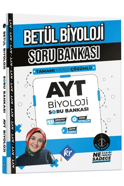 Betül Biyoloji AYT Biyoloji Soru Bankası KR Akademi Yayınları ürün görseli 1