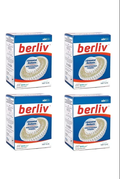 Nbt Life Berliv Lipozamal Berberin 60 Kapsül 4 Adet ürün görseli