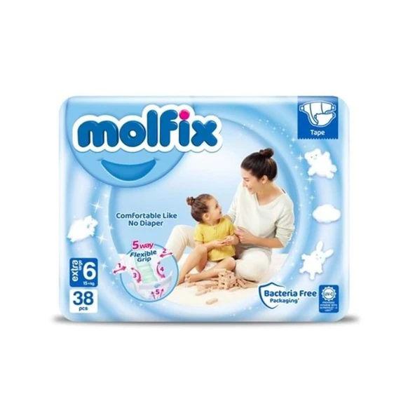 Molfix Bebek Bezi 6 Numara 38'li ürün görseli 1