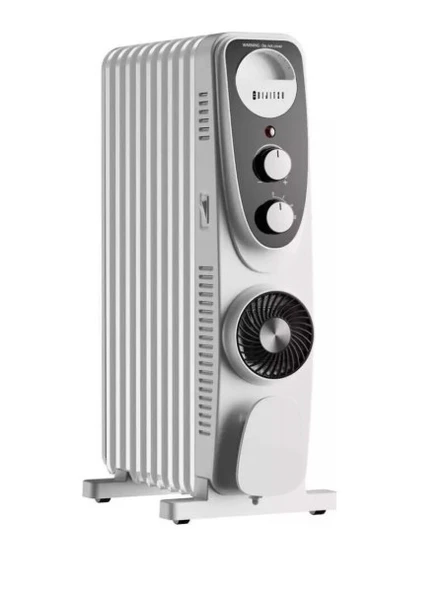 Dijitsu 2700 W Beyaz 11 Dilim Yağlı Radyatör - Resim 2