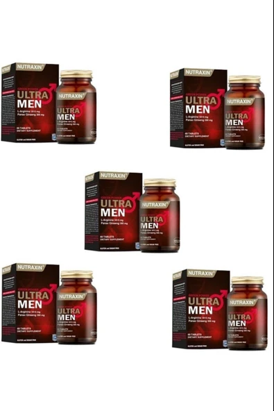 Nutraxin Ultra Men 60 Tablet 5 Adet ürün görseli