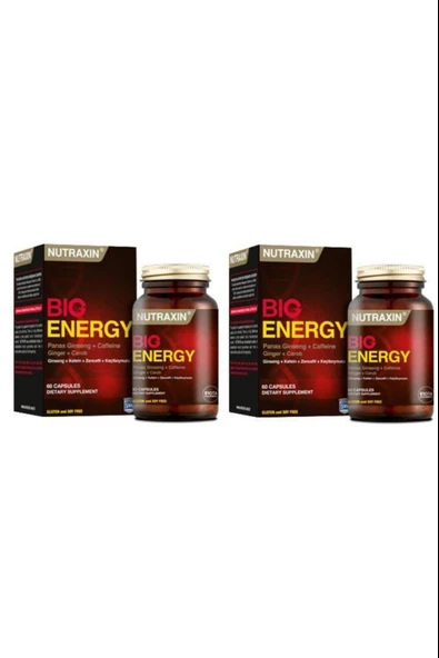 Nutraxin Big Energy 60 Kapsül 2 Adet ürün görseli