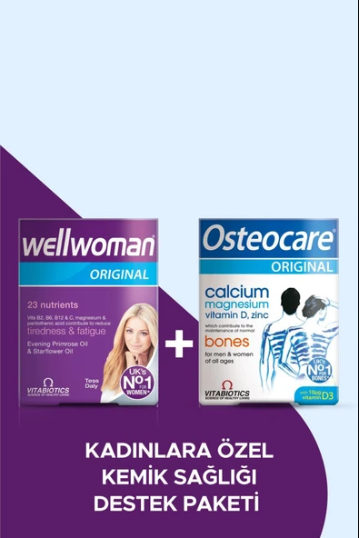 Osteocare 90 Tablet + Wellwoman 60 Kapsül ürün görseli