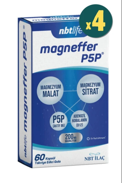 Nbt Life Magneffer 60 Kapsül 4 Adet ürün görseli