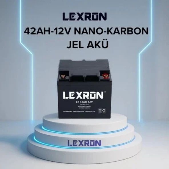 Lexron 12 Volt 42 Amper JEL AKÜ ürün görseli 1