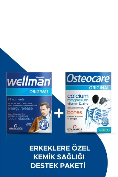 Osteocare 90 Tablet + Wellman 30 tablet ürün görseli