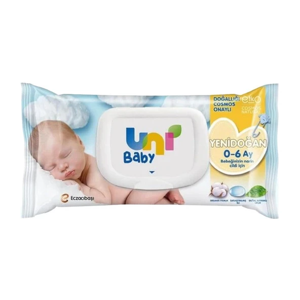 Uni Baby Mendil Islak Yenidoğan 40'lı ürün görseli