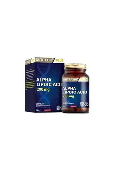 Nutraxin Alpha Lipoic Acid 200 mg 60 Tablet 5 Adet - Resim 2